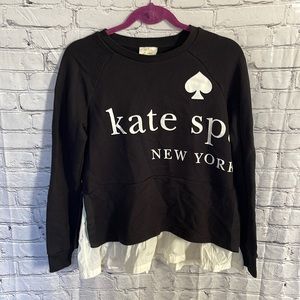 Kate Spade peplum Wraparound Sweatshirt